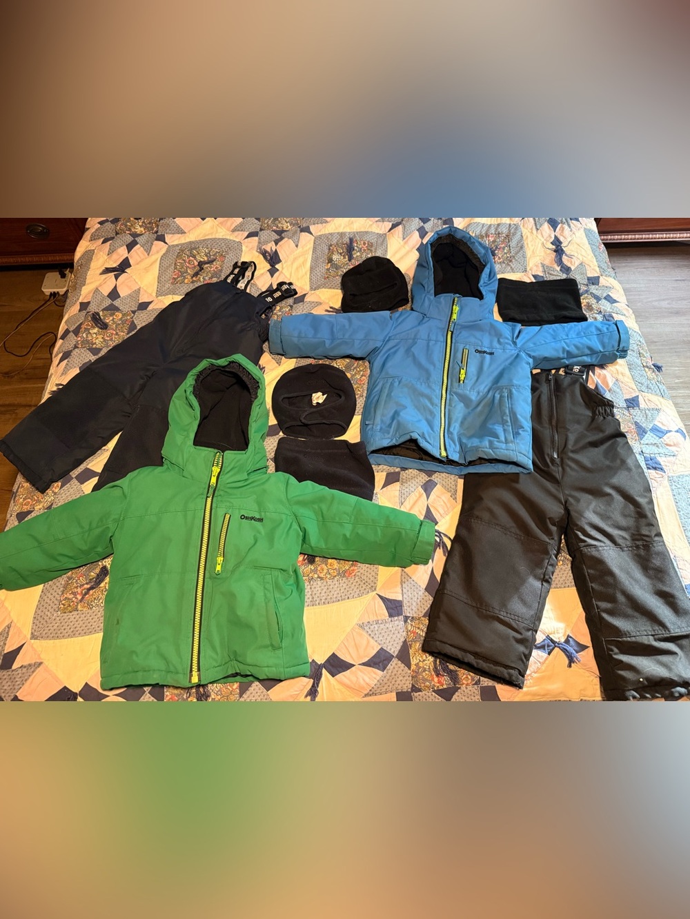 OshKosh B'gosh Kids Winter Jacket - Green & Blue